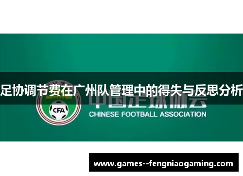 足协调节费在广州队管理中的得失与反思分析 足协调节费在广州队管理中的得失与反思分析